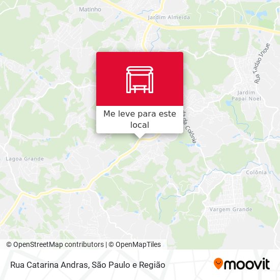 Rua Catarina Andras mapa