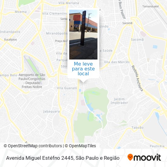 Avenida Miguel Estéfno 2445 mapa