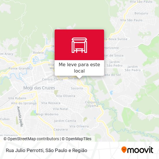 Rua Julio Perrotti mapa