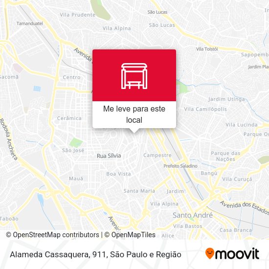 Alameda Cassaquera, 911 mapa
