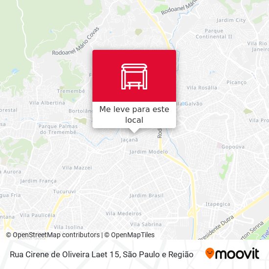 Rua Cirene de Oliveira Laet 15 mapa