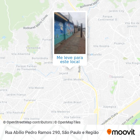 Rua Abílio Pedro Ramos 290 mapa