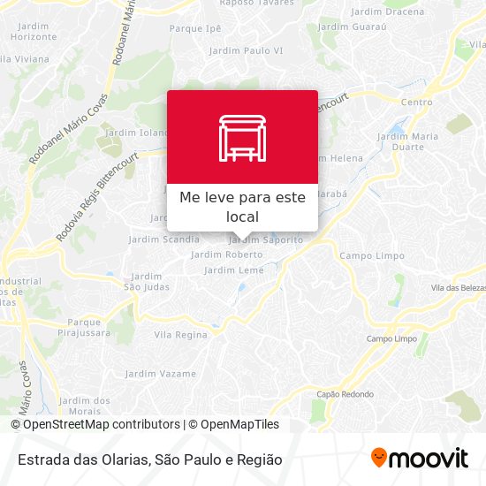 Estrada das Olarias mapa