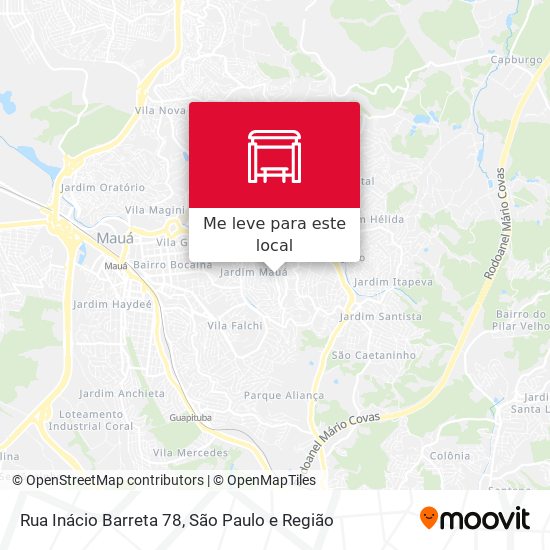 Rua Inácio Barreta 78 mapa