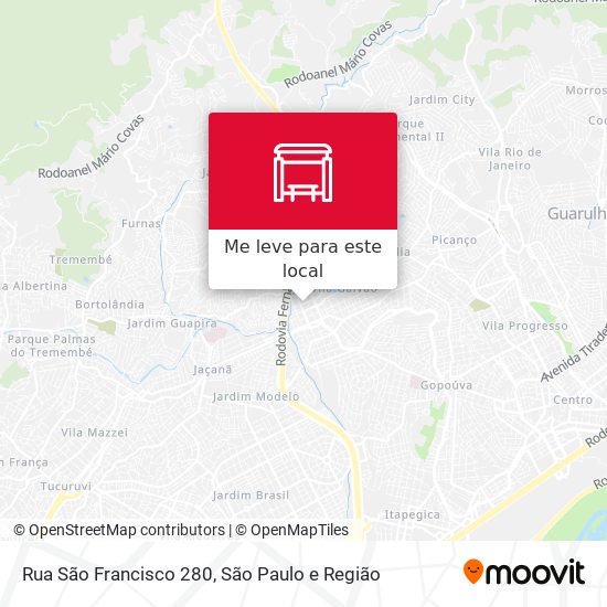 Rua São Francisco 280 mapa