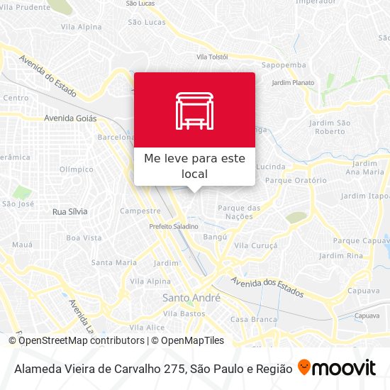 Alameda Vieira de Carvalho 275 mapa