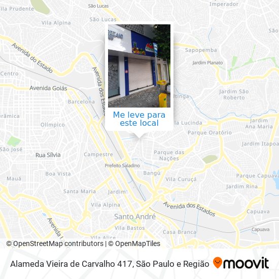 Alameda Vieira de Carvalho 417 mapa
