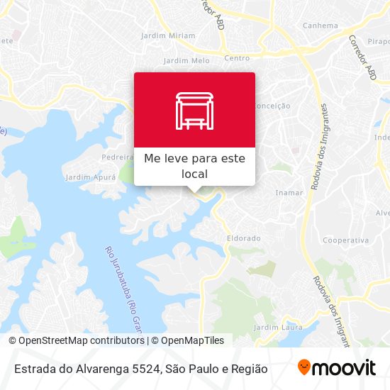 Estrada do Alvarenga 5524 mapa
