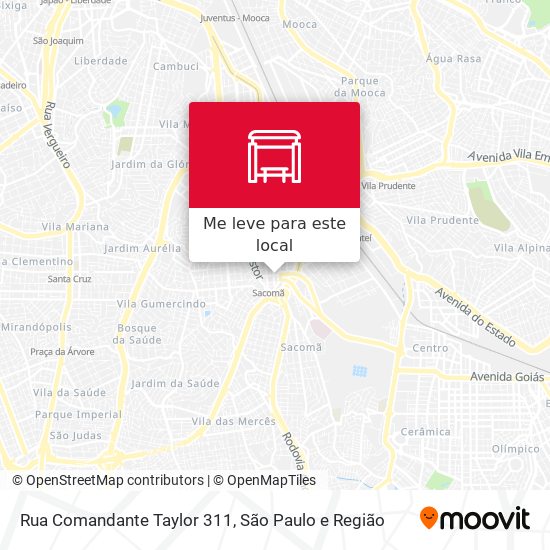 Rua Comandante Taylor 311 mapa