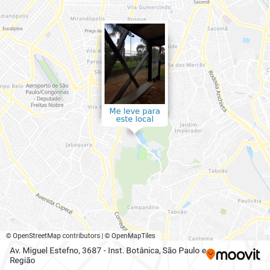 Av. Miguel Estefno, 3687 - Inst. Botânica mapa
