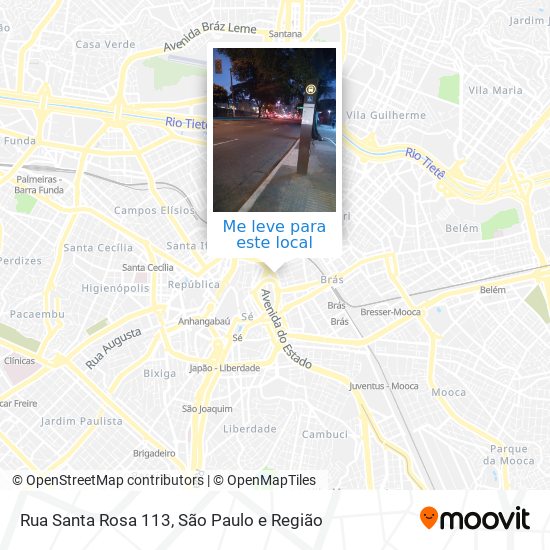 Rua Santa Rosa 113 mapa