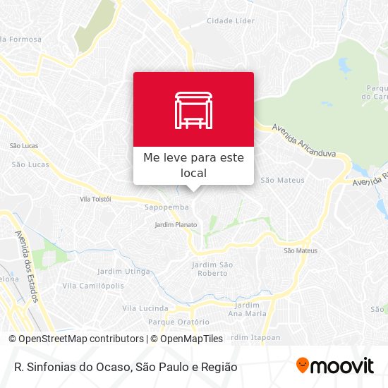 R. Sinfonias do Ocaso mapa
