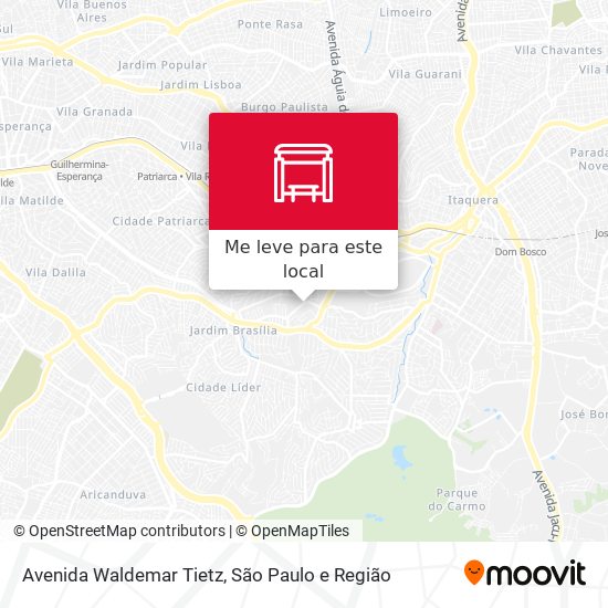 Avenida Waldemar Tietz mapa