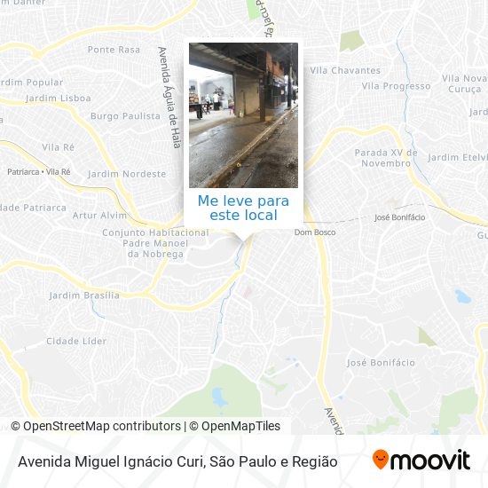 Avenida Miguel Ignácio Curi mapa