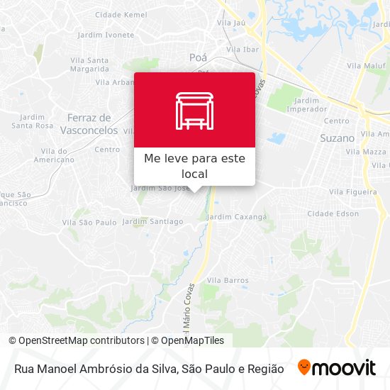 Rua Manoel Ambrósio da Silva mapa