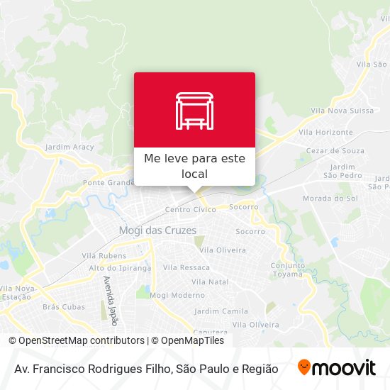 Av. Francisco Rodrigues Filho mapa