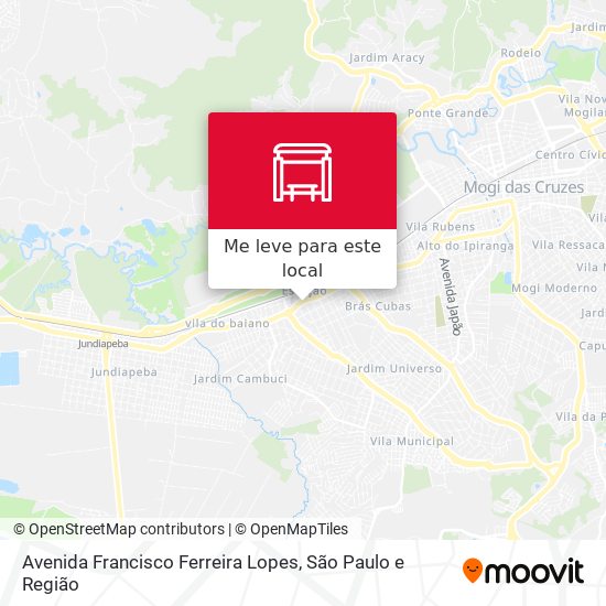 Avenida Francisco Ferreira Lopes mapa