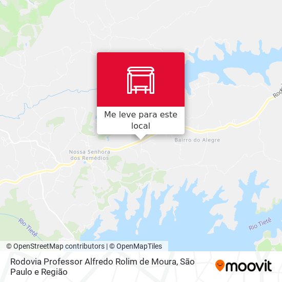 Rodovia Professor Alfredo Rolim de Moura mapa