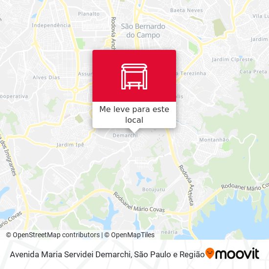 Avenida Maria Servidei Demarchi mapa