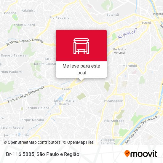 Br-116 5885 mapa