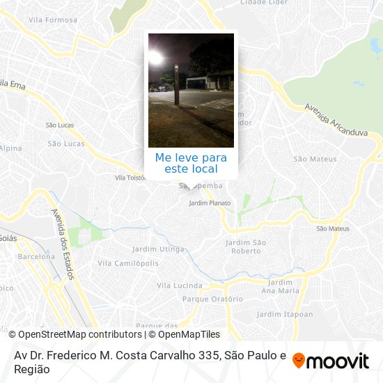 Av Dr. Frederico M. Costa Carvalho 335 mapa