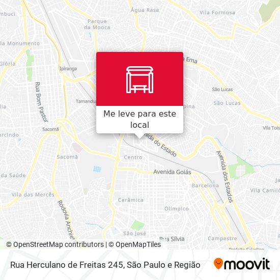 Rua Herculano de Freitas 245 mapa