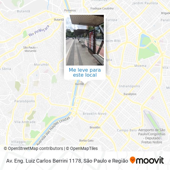 Av. Eng. Luiz Carlos Berrini 1178 mapa