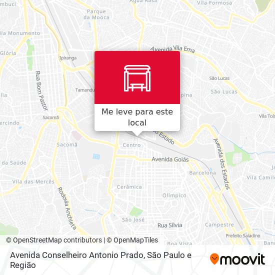 Avenida Conselheiro Antonio Prado mapa