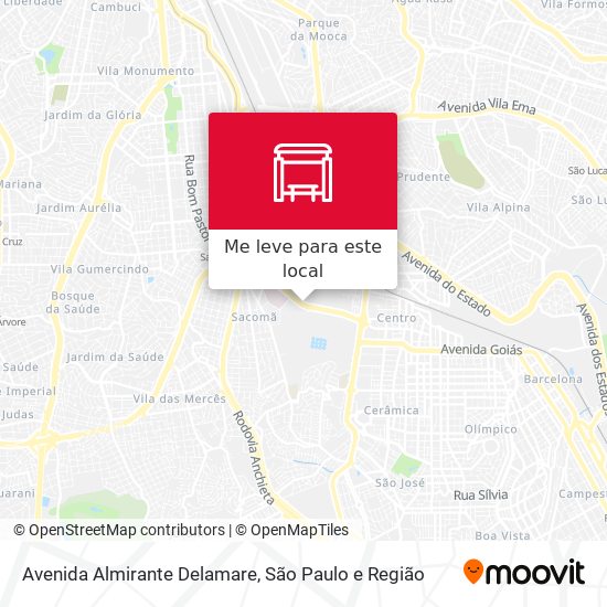 Avenida Almirante Delamare mapa