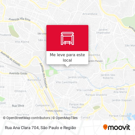 Rua Ana Clara 704 mapa