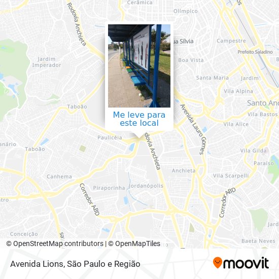 Avenida Lions mapa