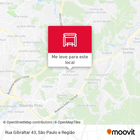 Rua Gibraltar 43 mapa