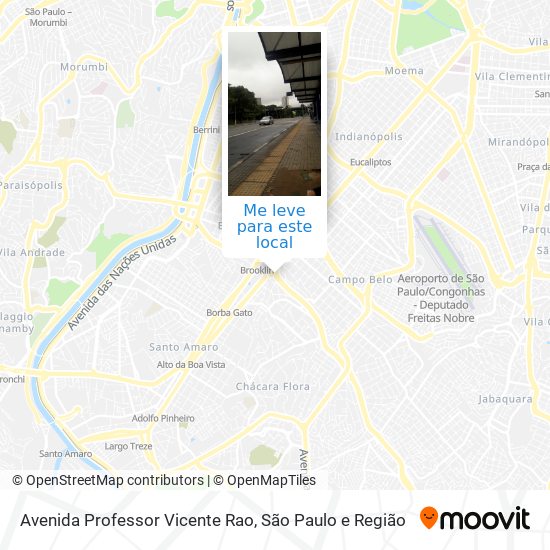 Avenida Professor Vicente Rao mapa