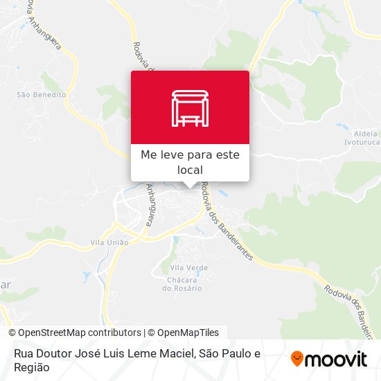 Rua Doutor José Luis Leme Maciel mapa