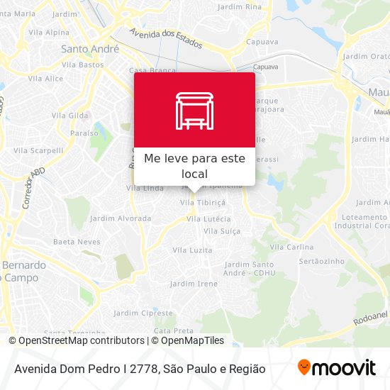 Avenida Dom Pedro I 2778 mapa