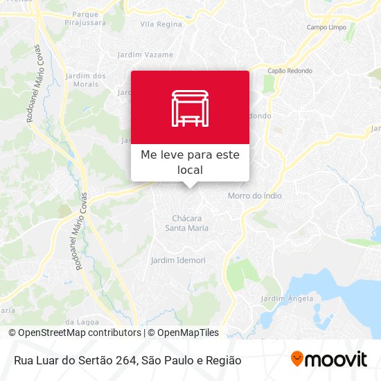 Rua Luar do Sertão 264 mapa