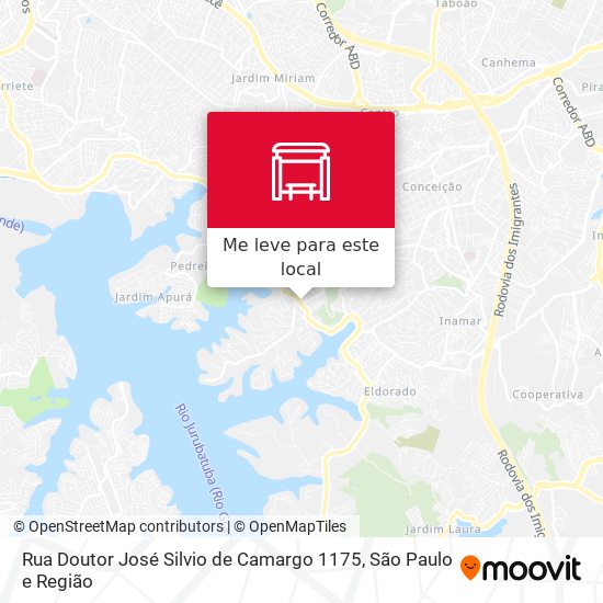 Rua Doutor José Silvio de Camargo 1175 mapa