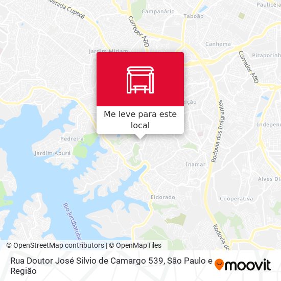 Rua Doutor José Silvio de Camargo 539 mapa