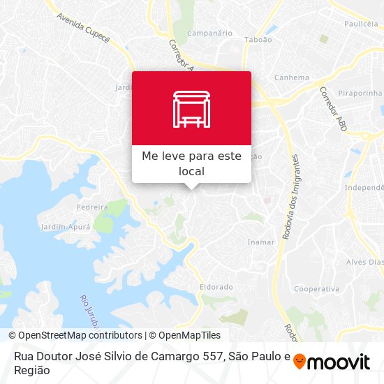 Rua Doutor José Silvio de Camargo 557 mapa
