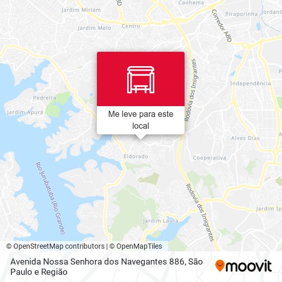 Avenida Nossa Senhora dos Navegantes 886 mapa