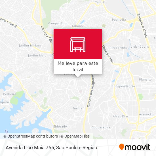 Avenida Lico Maia 755 mapa
