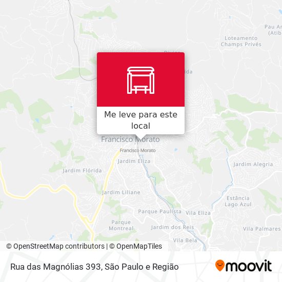 Rua das Magnólias 393 mapa