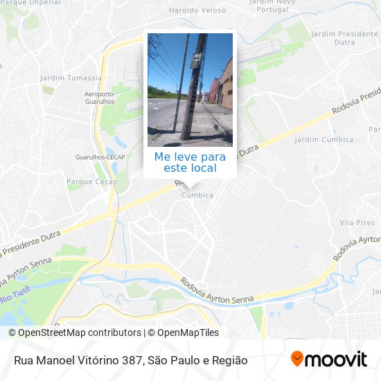 Rua Manoel Vitórino 387 mapa