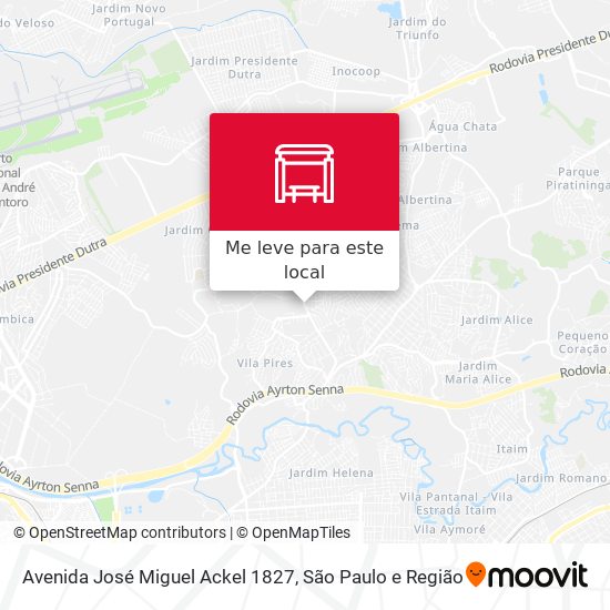 Avenida José Miguel Ackel 1827 mapa