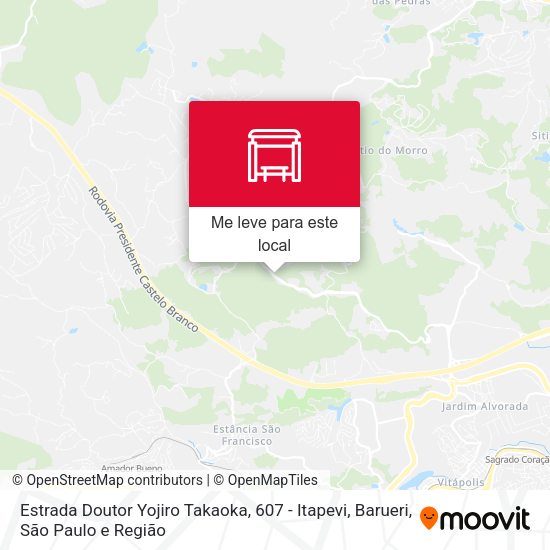 Estrada Doutor Yojiro Takaoka, 607 - Itapevi, Barueri mapa