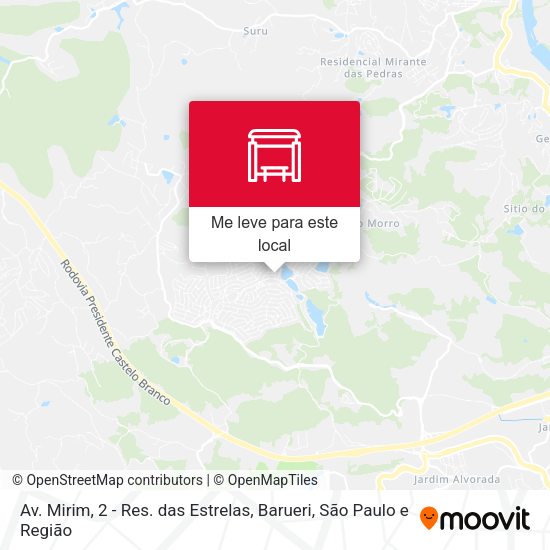 Av. Mirim, 2 - Res. das Estrelas, Barueri mapa