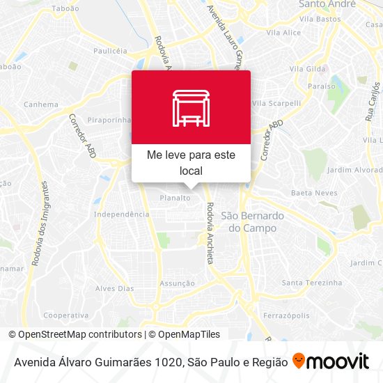 Avenida Álvaro Guimarães 1020 mapa