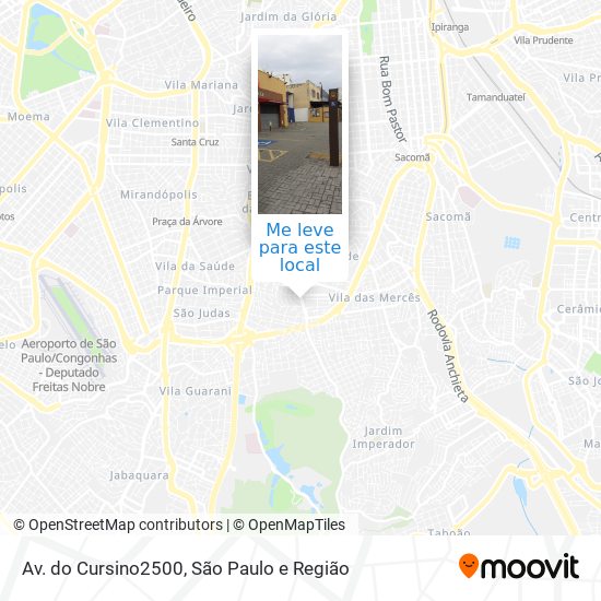 Av. do Cursino2500 mapa
