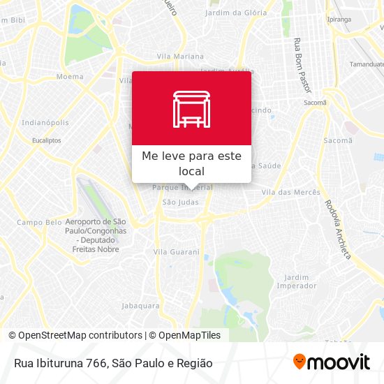 Rua Ibituruna 766 mapa