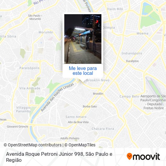 Avenida Roque Petroni Júnior 998 mapa